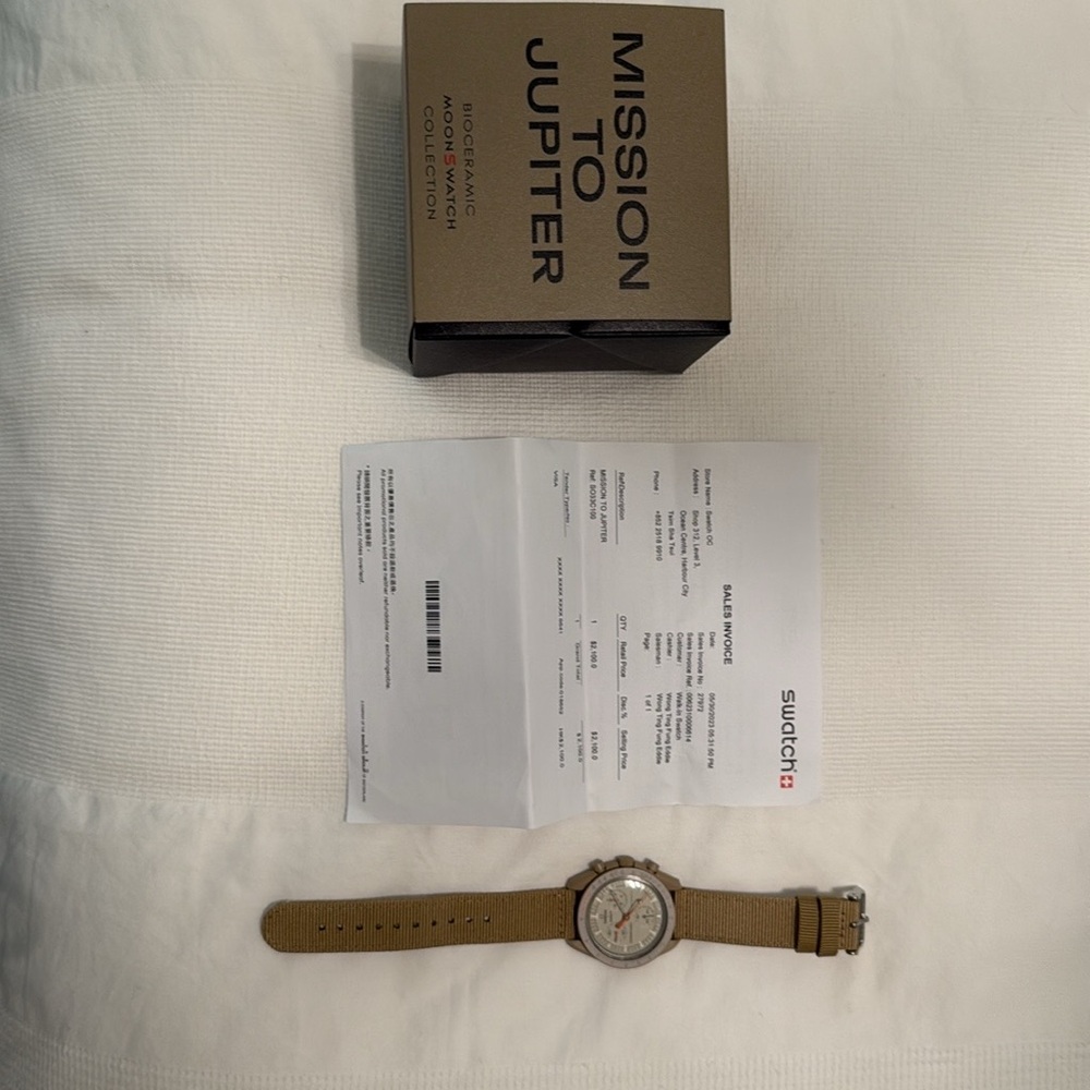 ⌚Swatch X Omega Moonswatch Mission To Jupiter